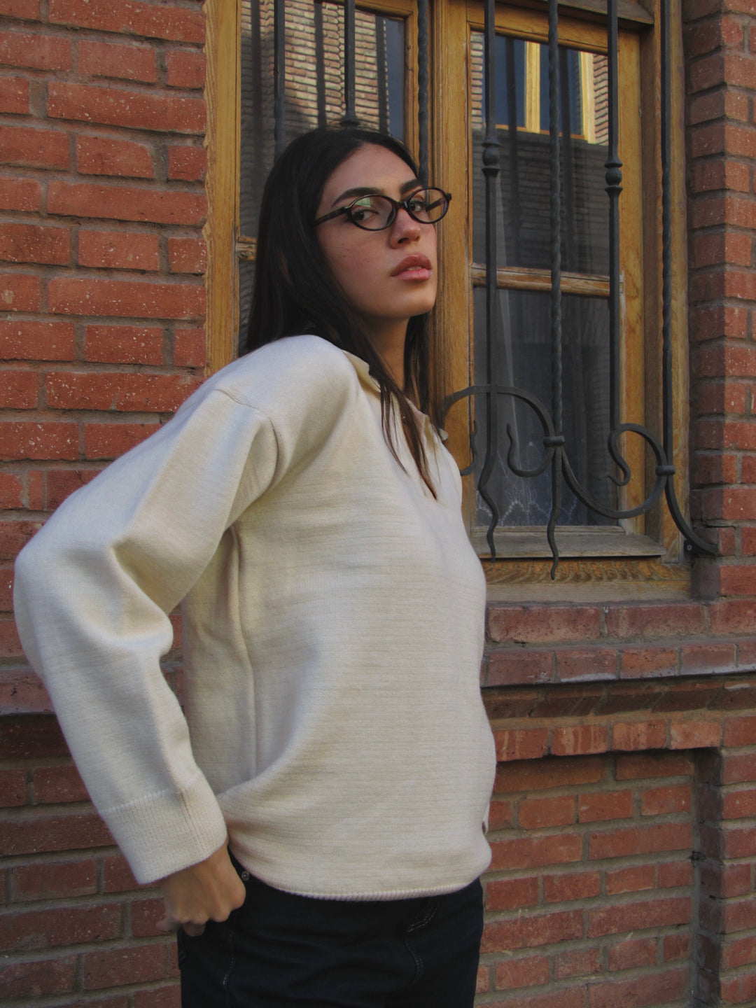 Women's Knitted Top in Butter Yellow