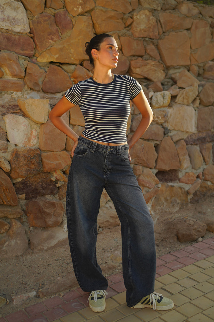The Buckle Up Women's Jeans in Navy Blue