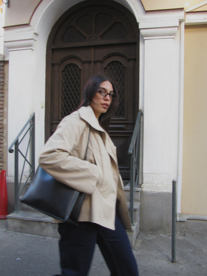 Women's Trench Coat in Warm Beige