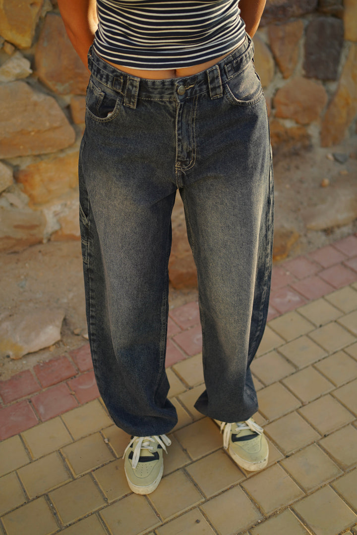 The Buckle Up Women's Jeans in Navy Blue