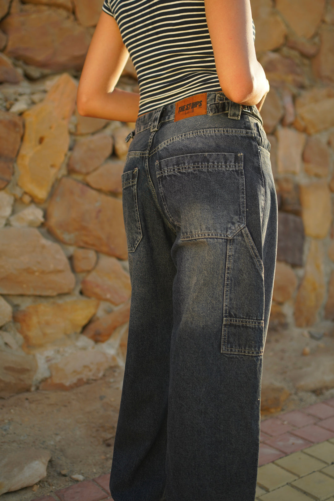 The Buckle Up Women's Jeans in Navy Blue