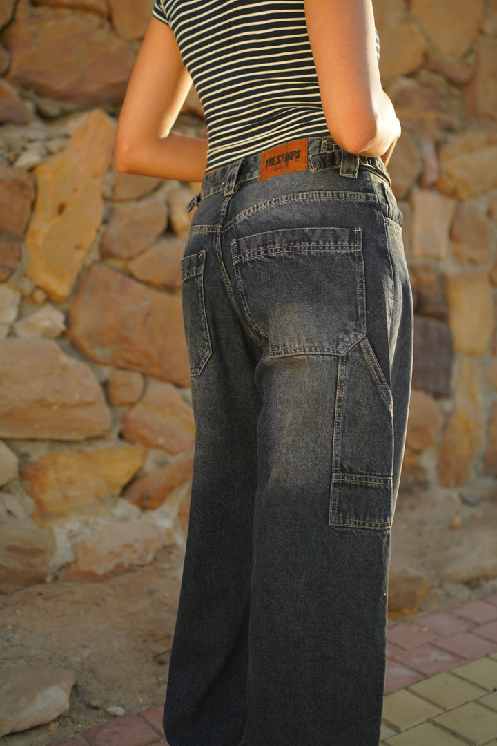 The Buckle Up Women's Jeans in Navy Blue