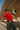 Block His Number Crimson Red Fitted Top
