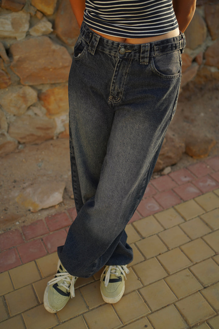 The Buckle Up Women's Jeans in Navy Blue