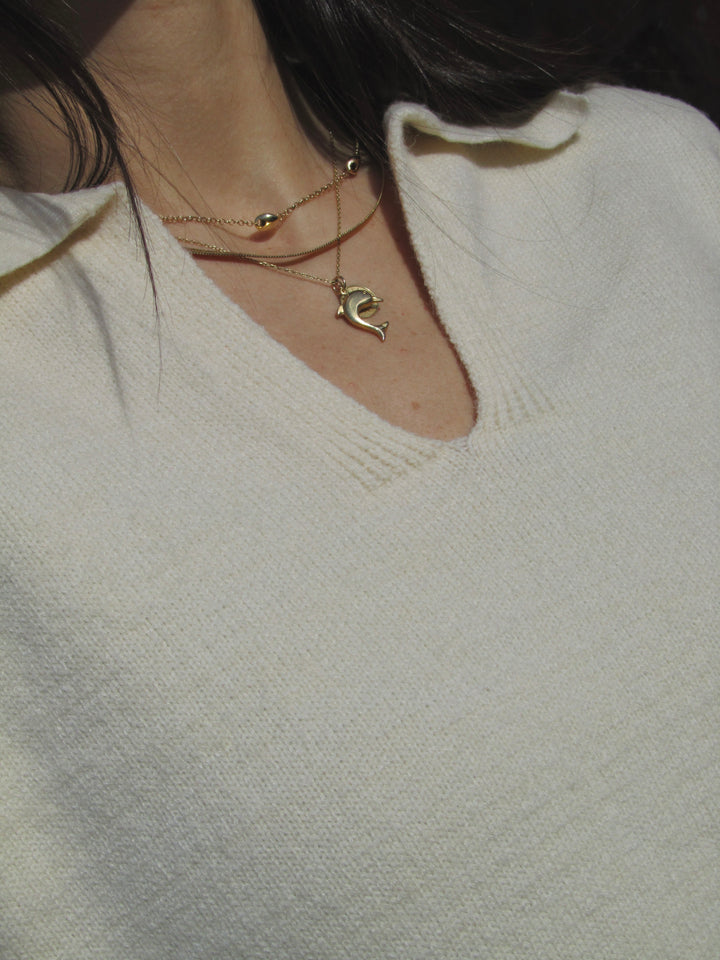 Women's Knitted Top in Butter Yellow