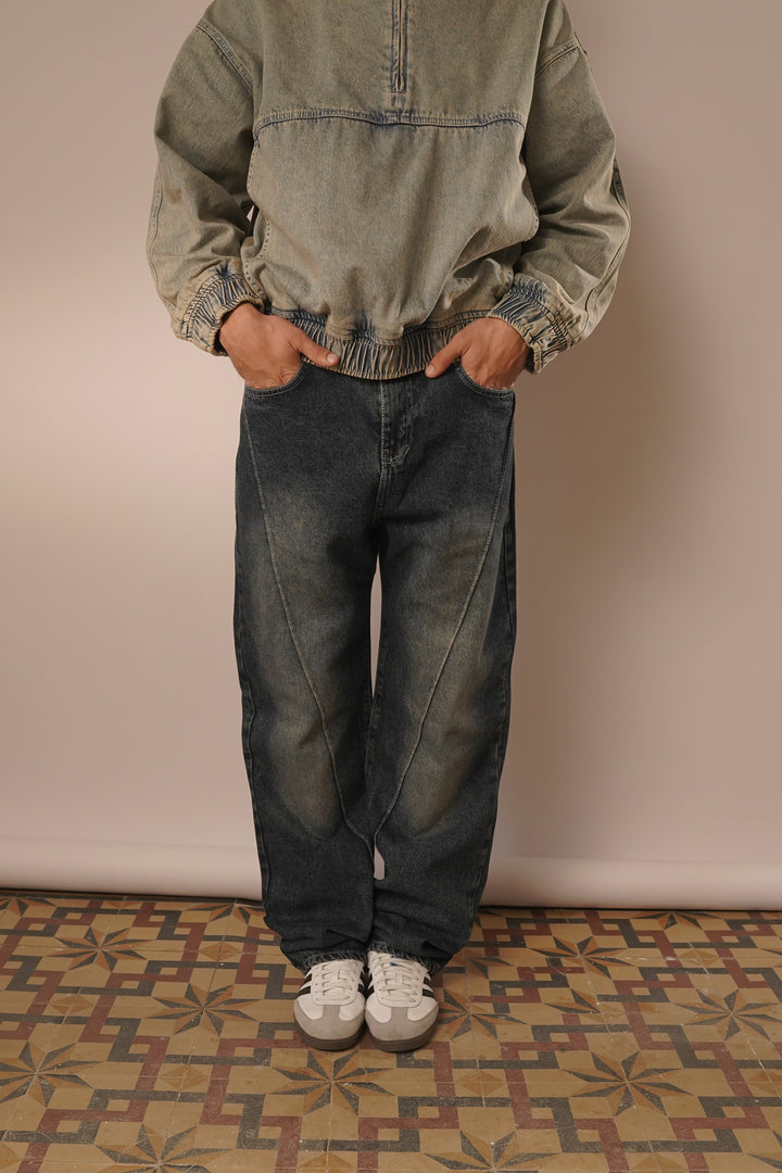 The Jagged Men's Jeans in Navy Blue