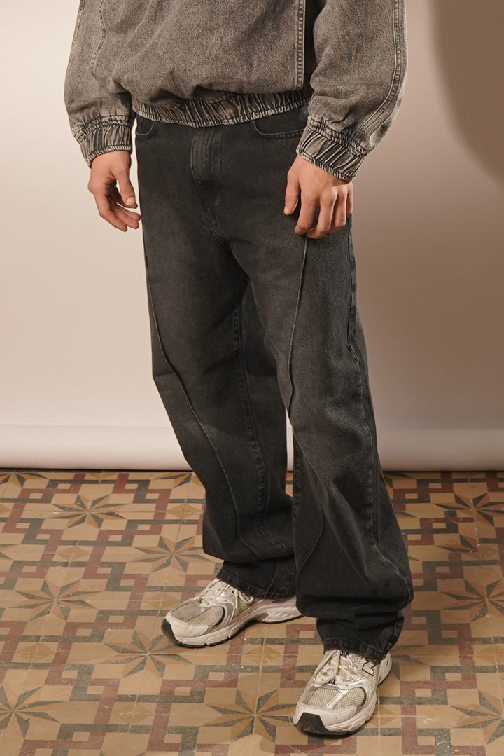 The Jagged Men's Jeans in Midnight Black