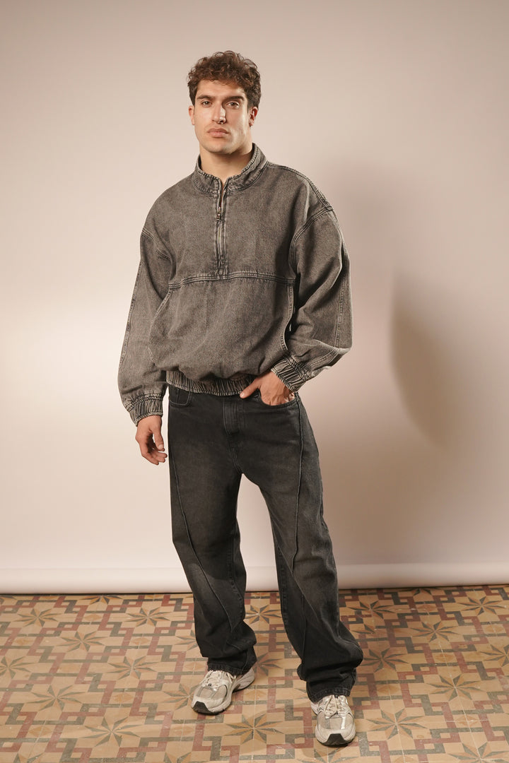 The Jagged Men's Jeans in Midnight Black