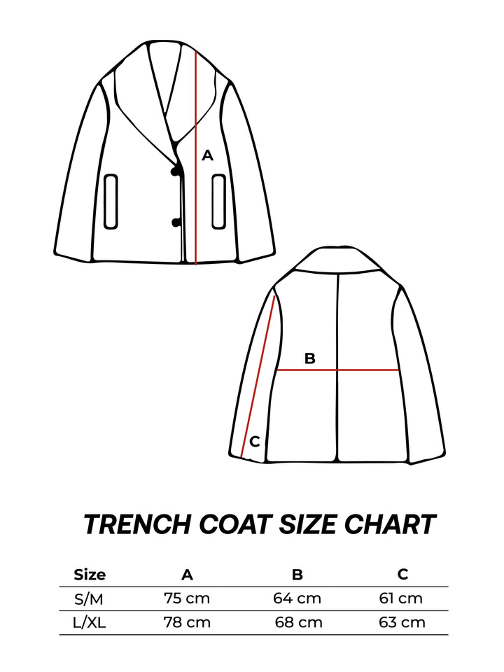 Women's Trench Coat in Warm Beige